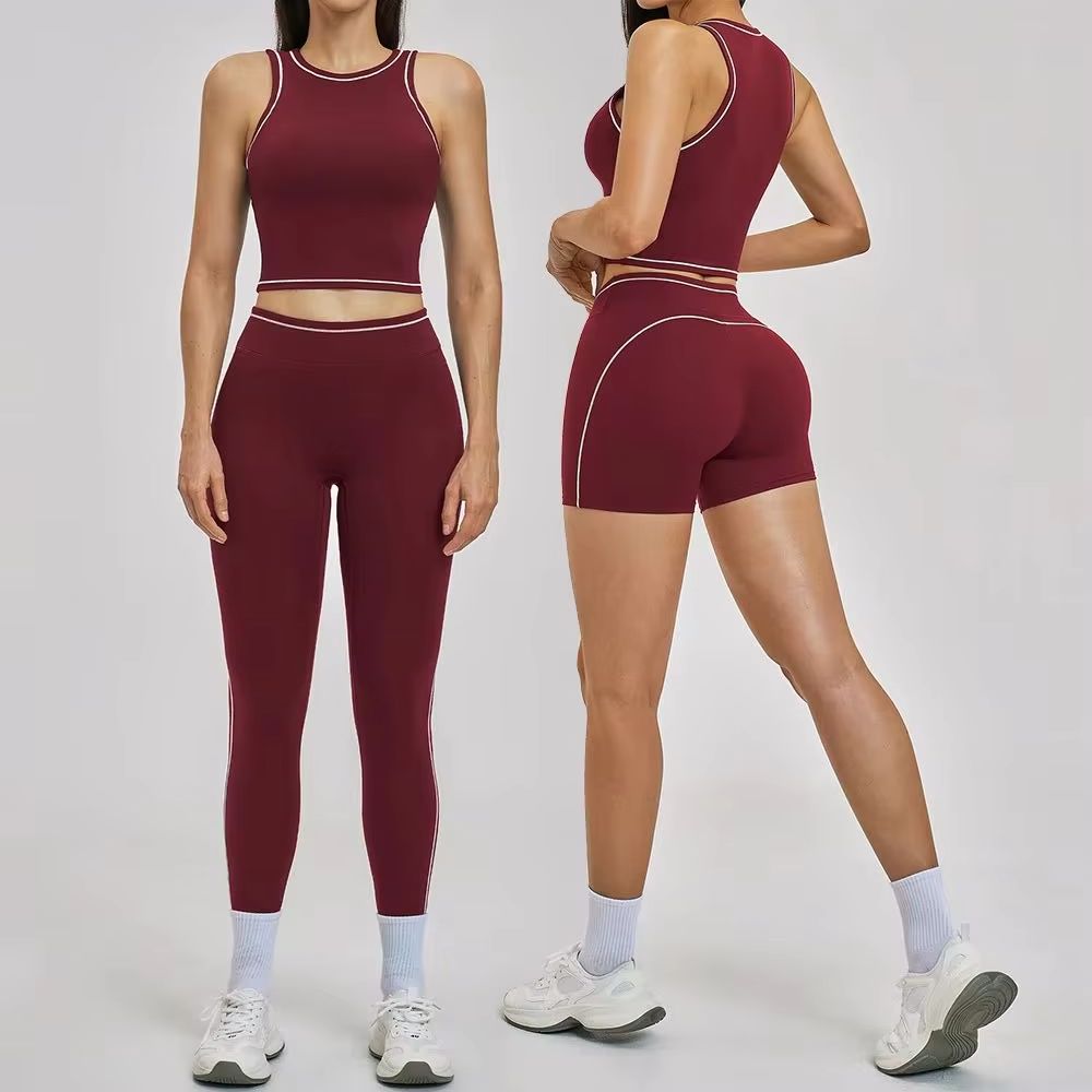 Sports Equipment Logos - Yoga Set 2PCS Fitness Suit Women's