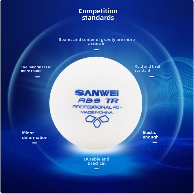 50 100 pcs Sanwei New Material - Ping Pong Ball Set ulasan dan harga