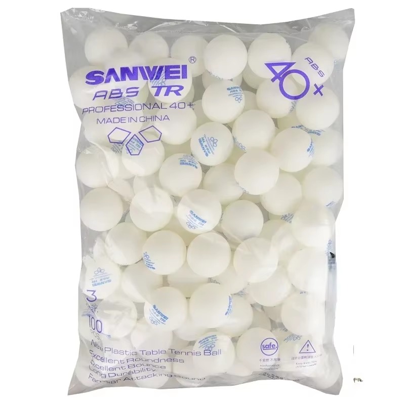 50 100 pcs Sanwei New Material - Ping Pong Ball Set ulasan dan harga