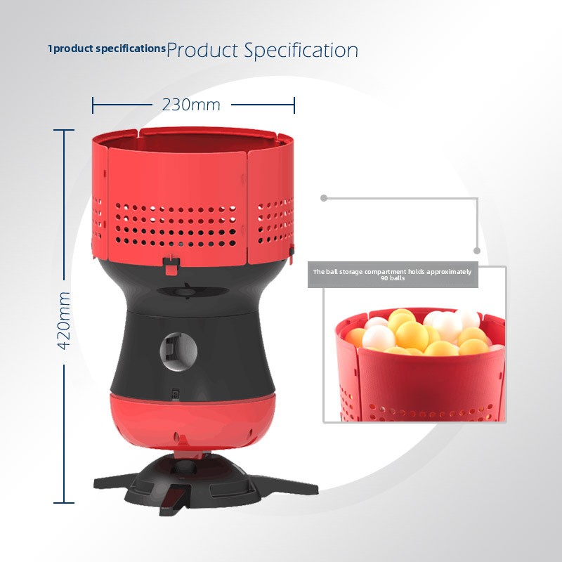 Portable Automatic Table Tenni - Ping Pong Ball Set ulasan dan harga