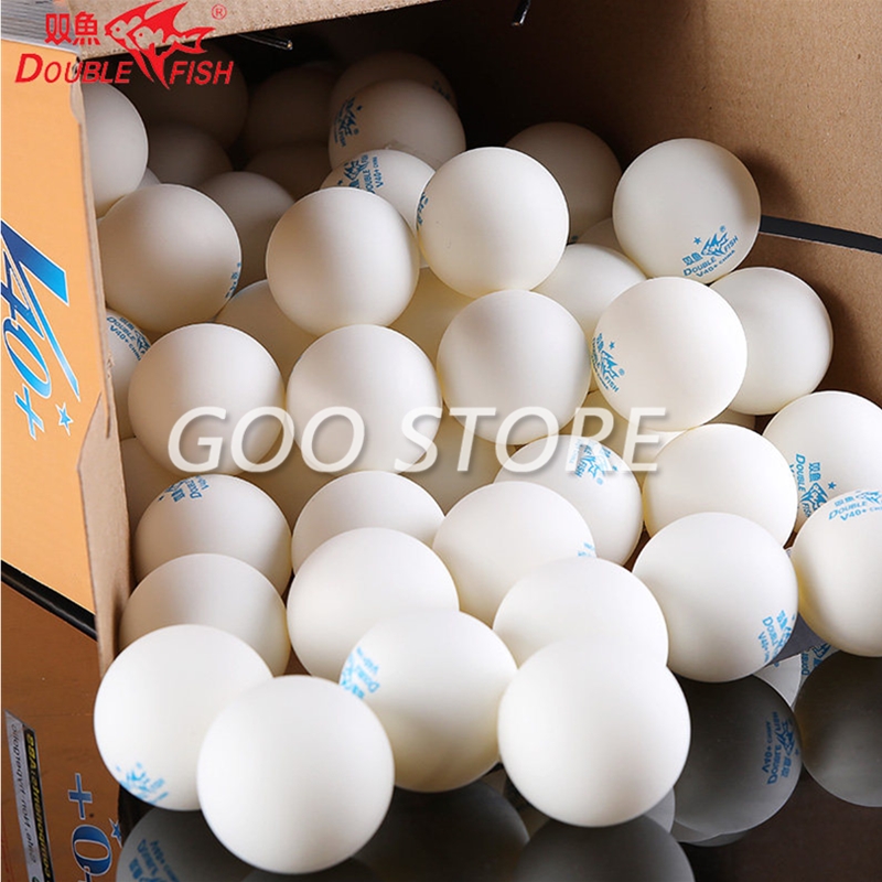 100 balls Double Fish V40+ 1-S - Ping Pong Ball Set ulasan dan harga