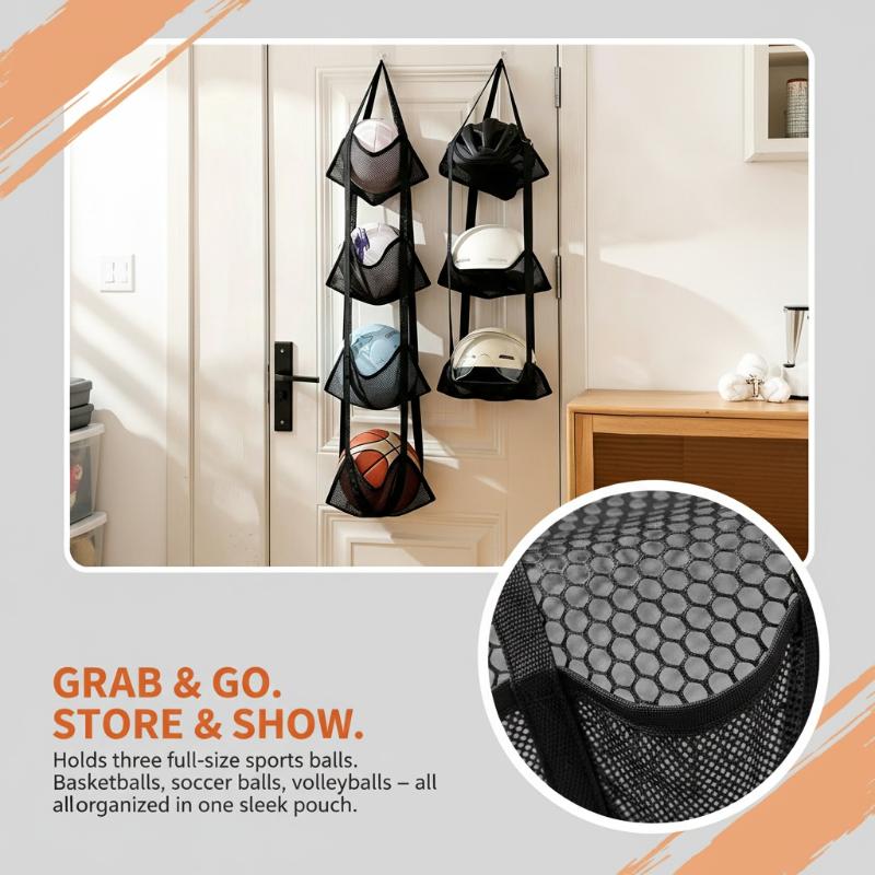 Wall Mounted Basketball Storag - Sports Equipment Garage Organizer ulasan dan harga