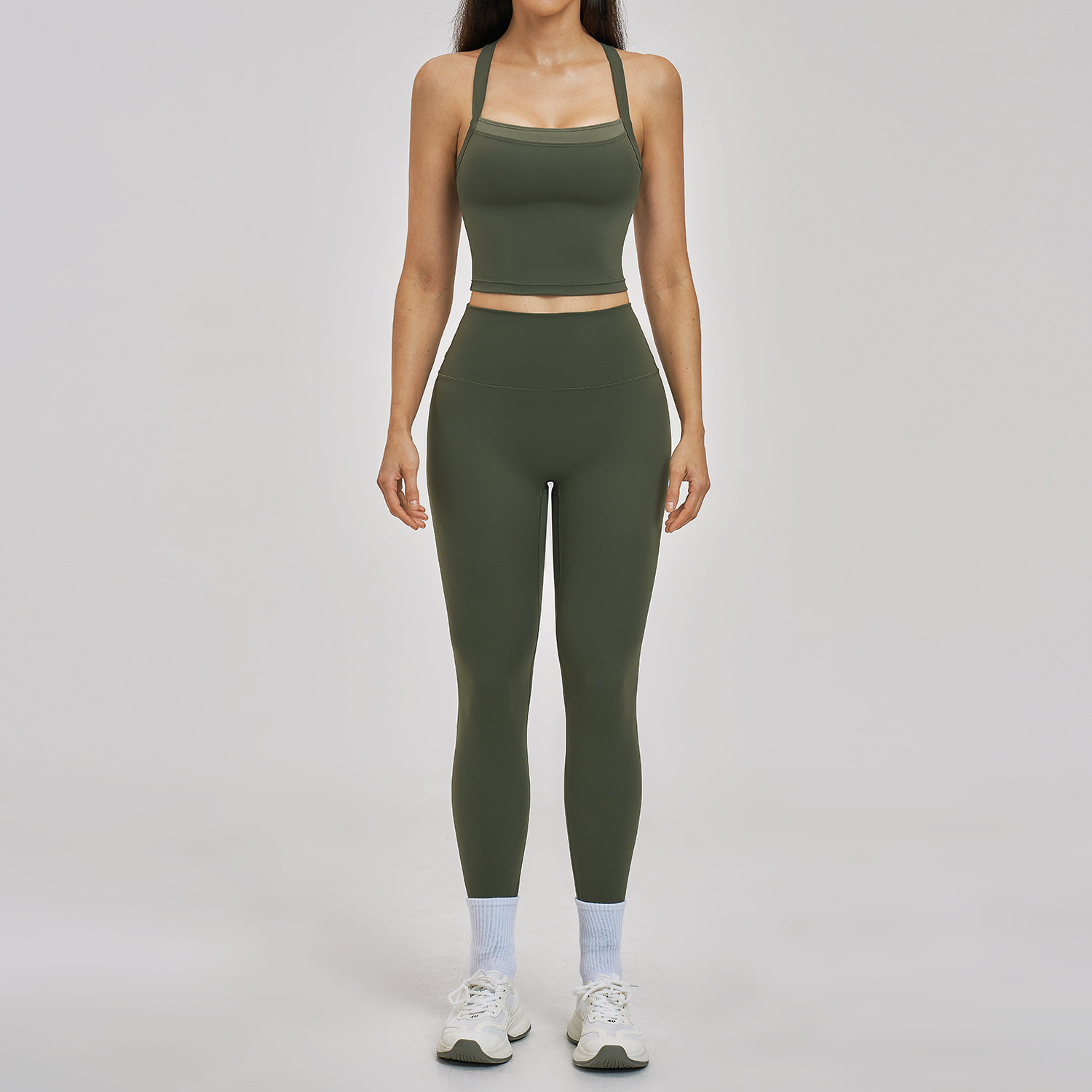 2PCS Yoga Set Women Tracksuit  - Sports Equipment Logos ulasan dan harga