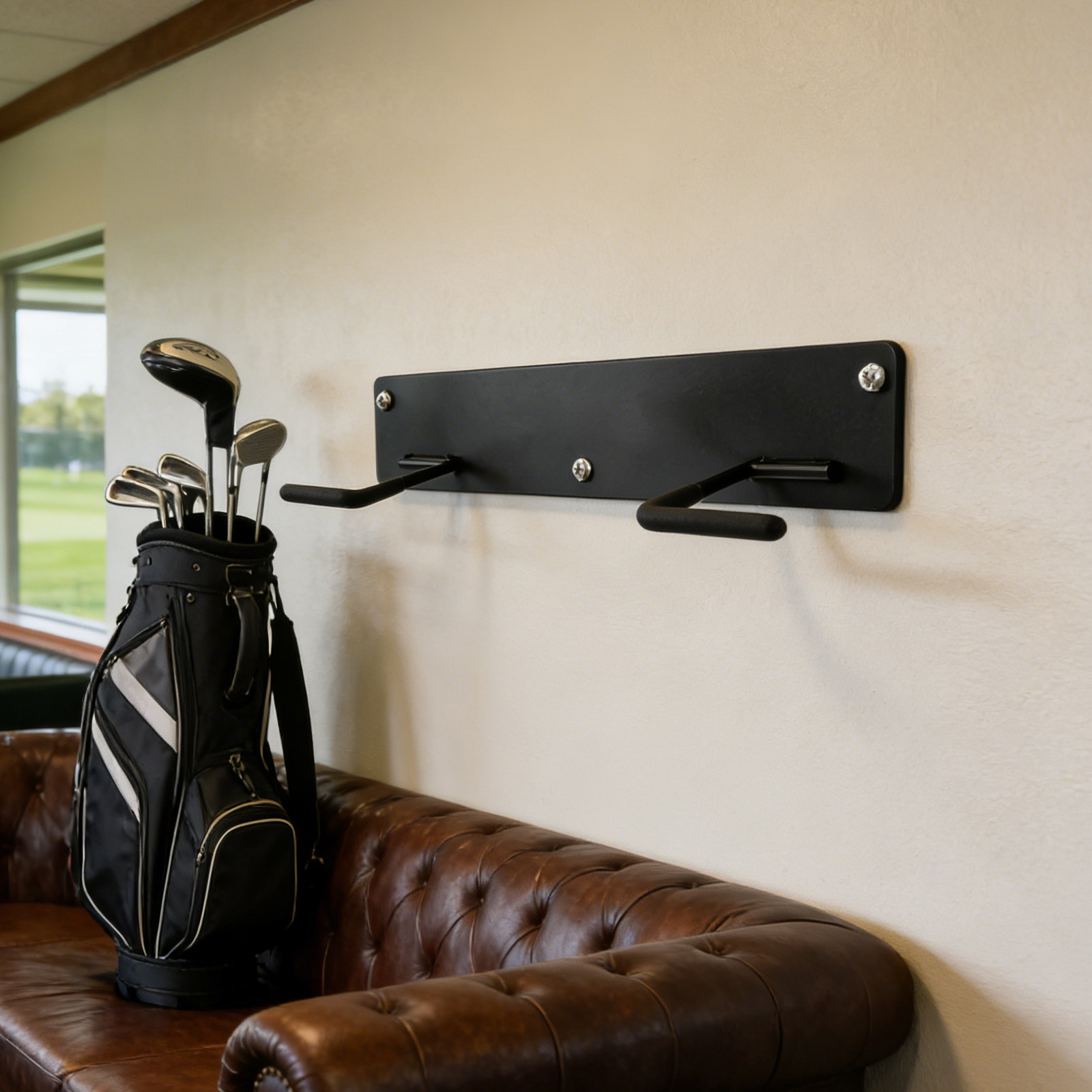Wall Mounted Golf Bag Storage  - Sports Equipment Garage Organizer ulasan dan harga