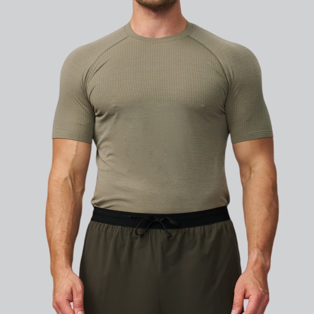 Men's Solid Color Sports T-shi - Sports Equipment Logos ulasan dan harga