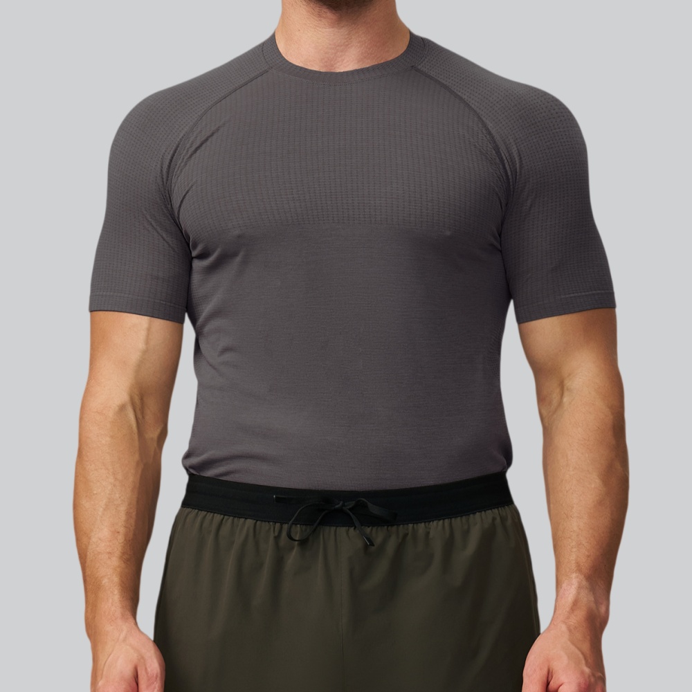 Men's Solid Color Sports T-shi - Sports Equipment Logos ulasan dan harga