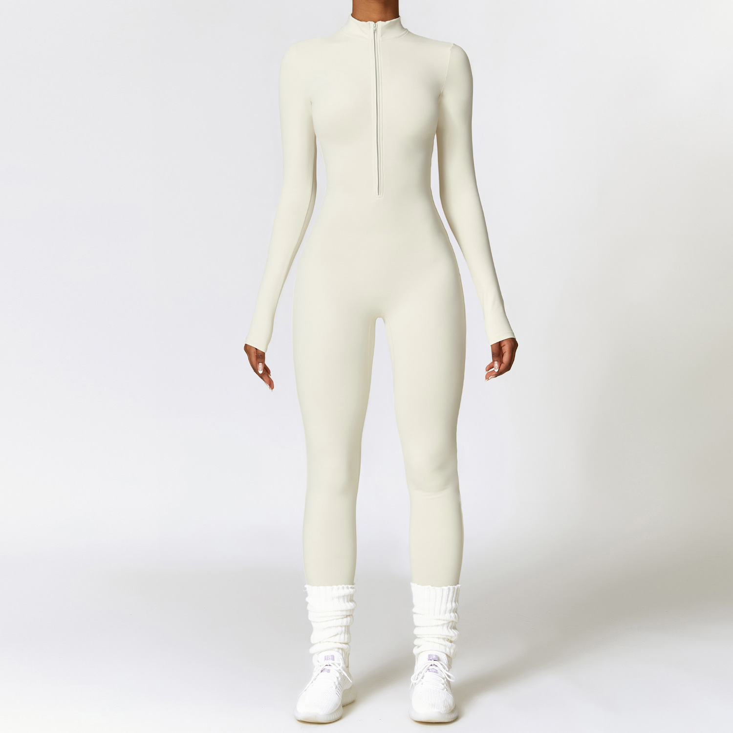 Women's Boilersuit Zipper Yoga - Sports Equipment Logos ulasan dan harga