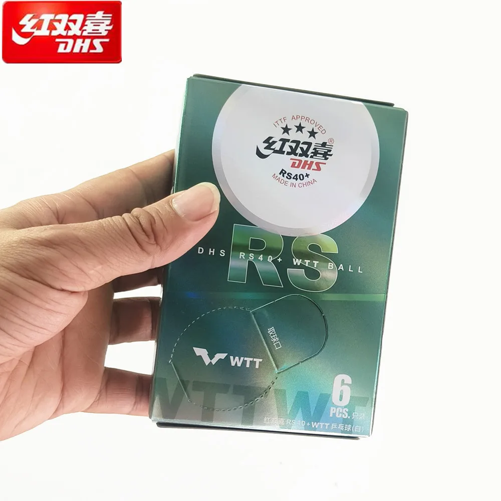 6 Pcs/Box New DHS WTT Ping Pon - Ping Pong Ball Set ulasan dan harga