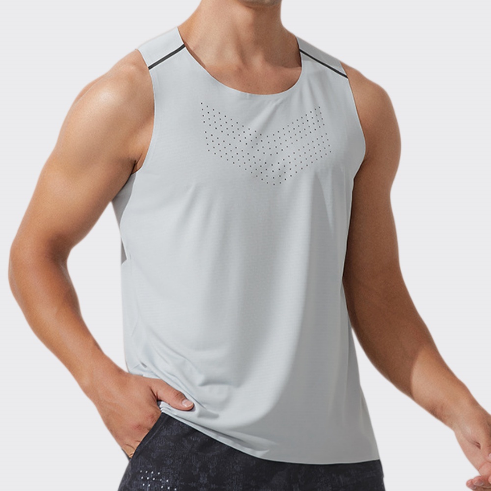 Men Gym Vest Quick Dry Running - Sports Equipment Logos ulasan dan harga