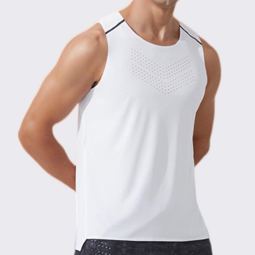 Men Gym Vest Quick Dry Running - Sports Equipment Logos ulasan dan harga
