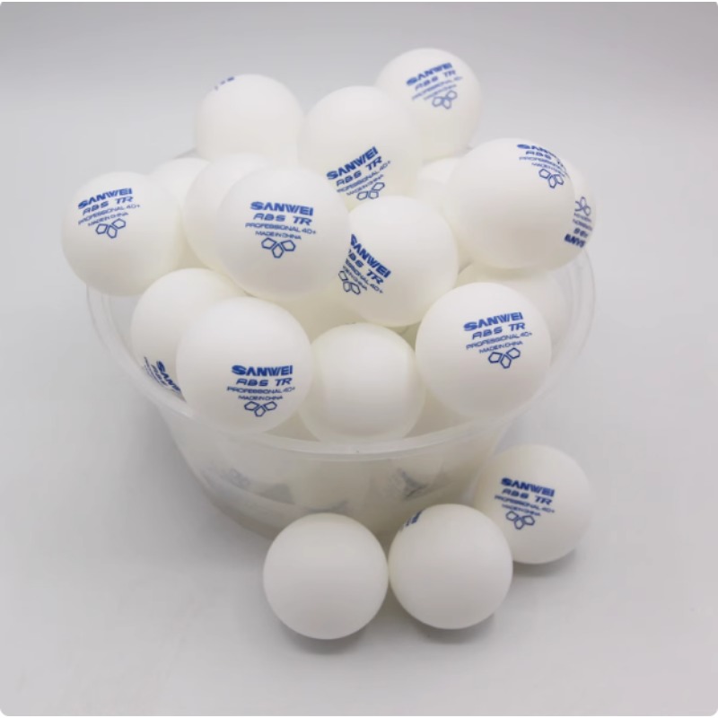 100 pcs Sanwei New Materials P - Ping Pong Ball Set ulasan dan harga