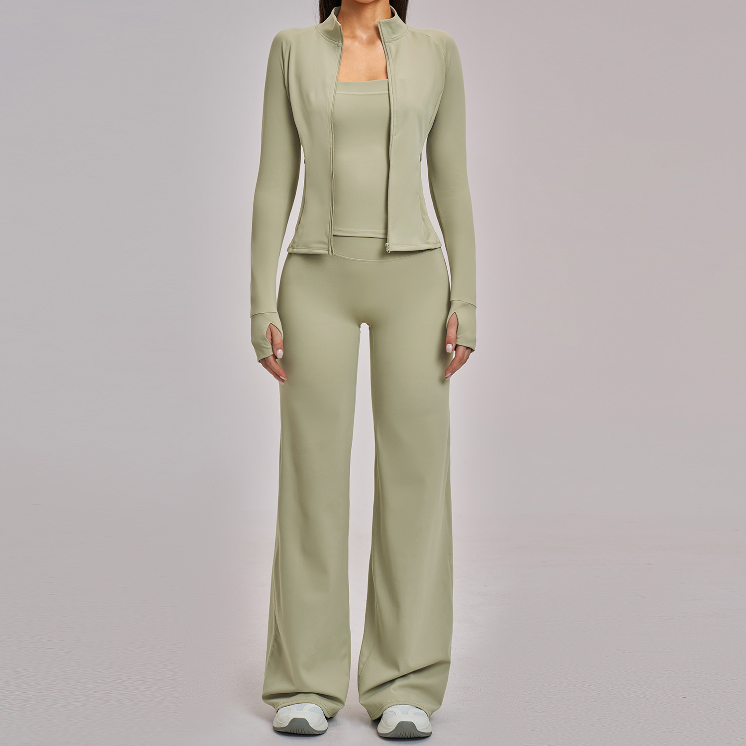 Yoga Set Women Sports Outfits  - Sports Equipment Logos ulasan dan harga