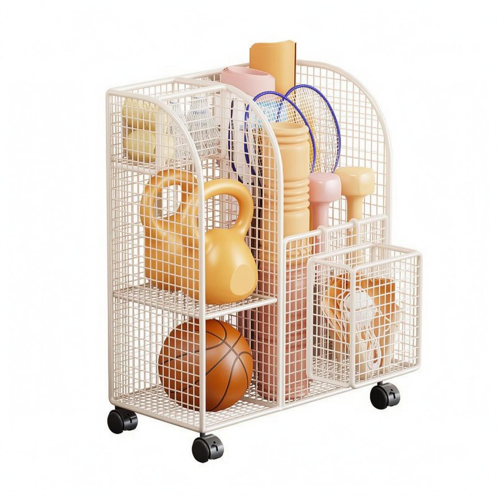 Sturdy Metal Wire Rack for Spo - Sports Equipment Storage Rack ulasan dan harga