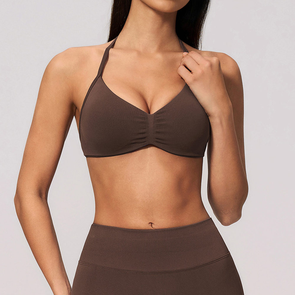Yoga Bra Women's Seamless Ribb - Sports Equipment Logos ulasan dan harga