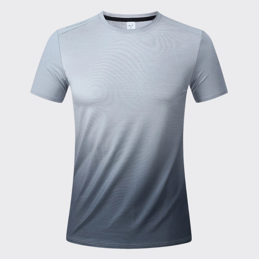 Men's Fitness Running T-Shirt  - Sports Equipment Logos ulasan dan harga