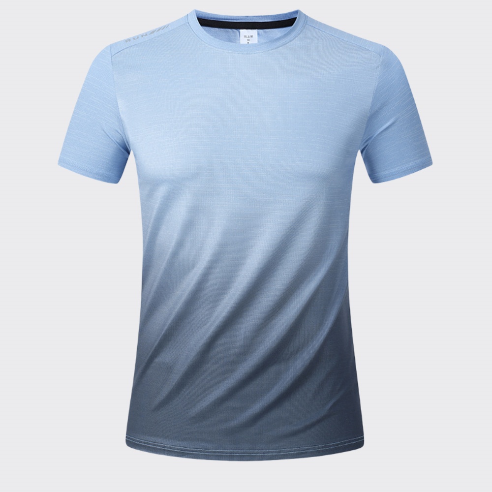 Men's Fitness Running T-Shirt  - Sports Equipment Logos ulasan dan harga
