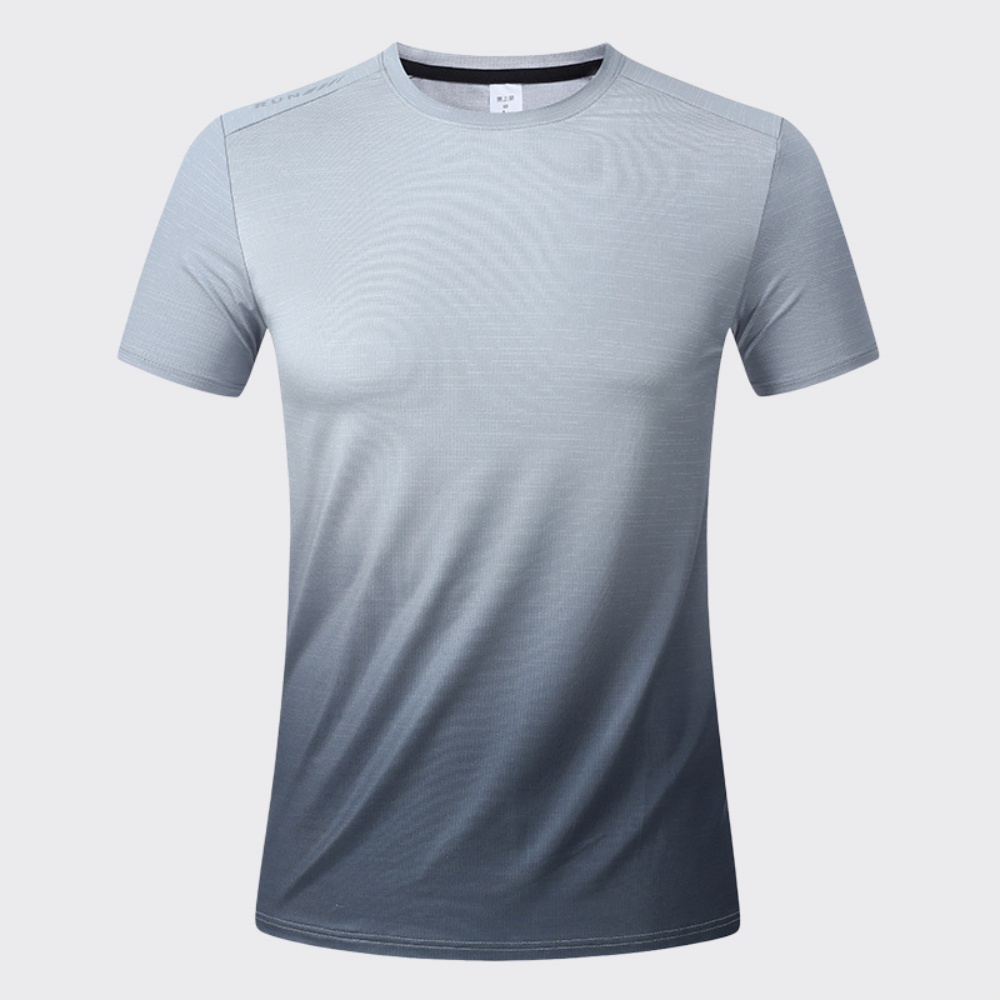 Men's Fitness Running T-Shirt  - Sports Equipment Logos ulasan dan harga