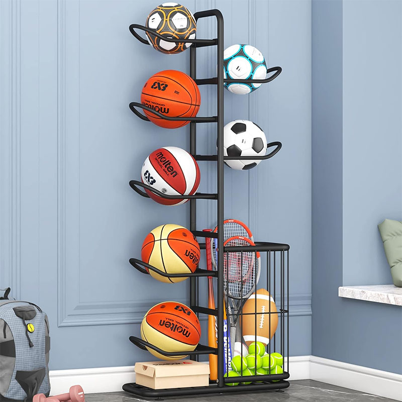 Sports Ball Storage Rack Baske - Sports Equipment Storage Rack ulasan dan harga