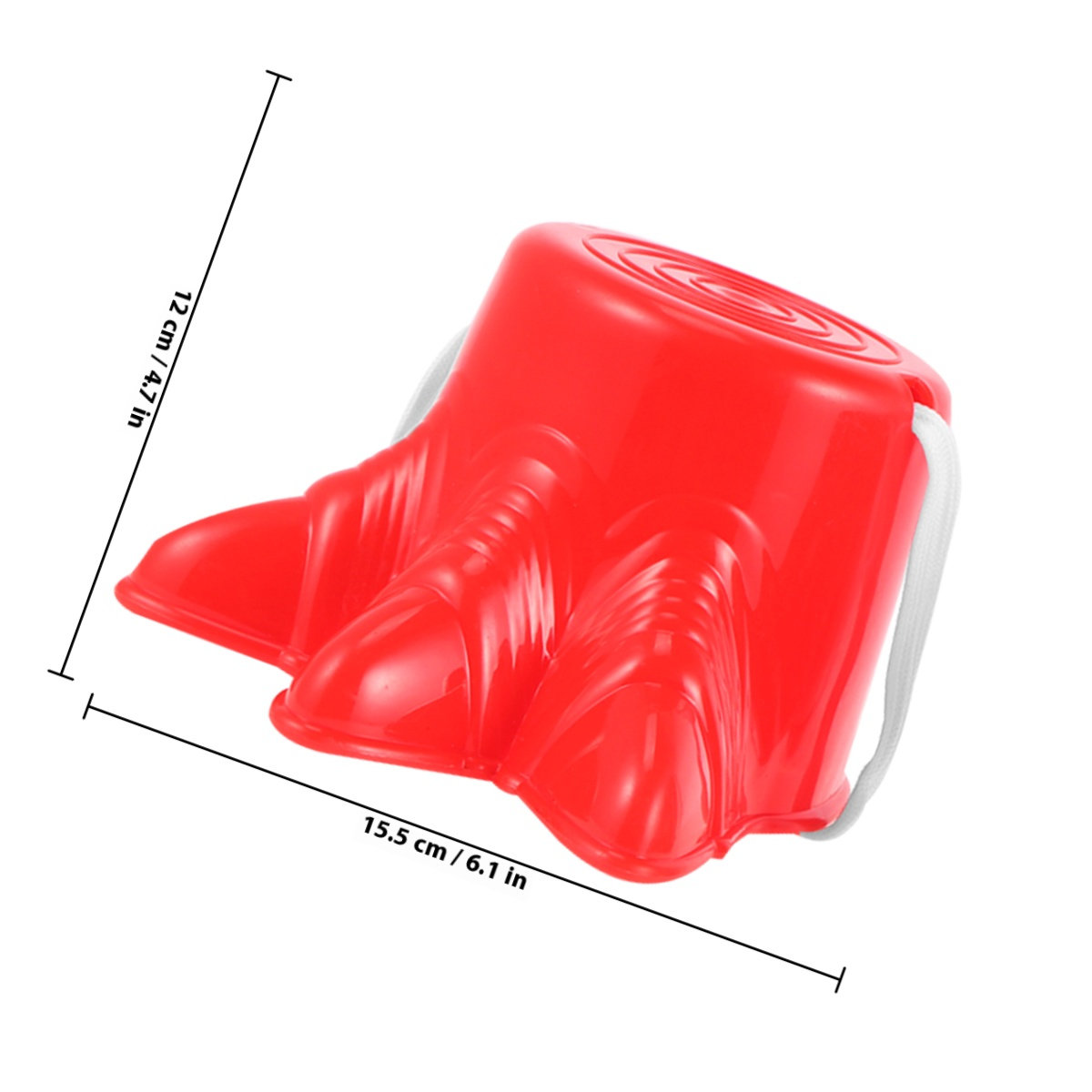 2Pcs Red Plastic Stilts Shoes  - Sports Equipment Kids ulasan dan harga